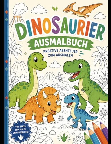 Cover: Mein Dino Ausmalbuch